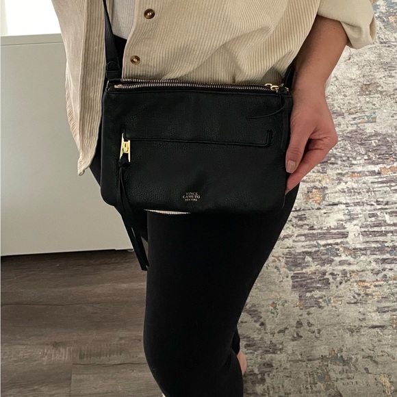 Vince Camuto Black Leather Crossbody Bag - Picture 15 of 15